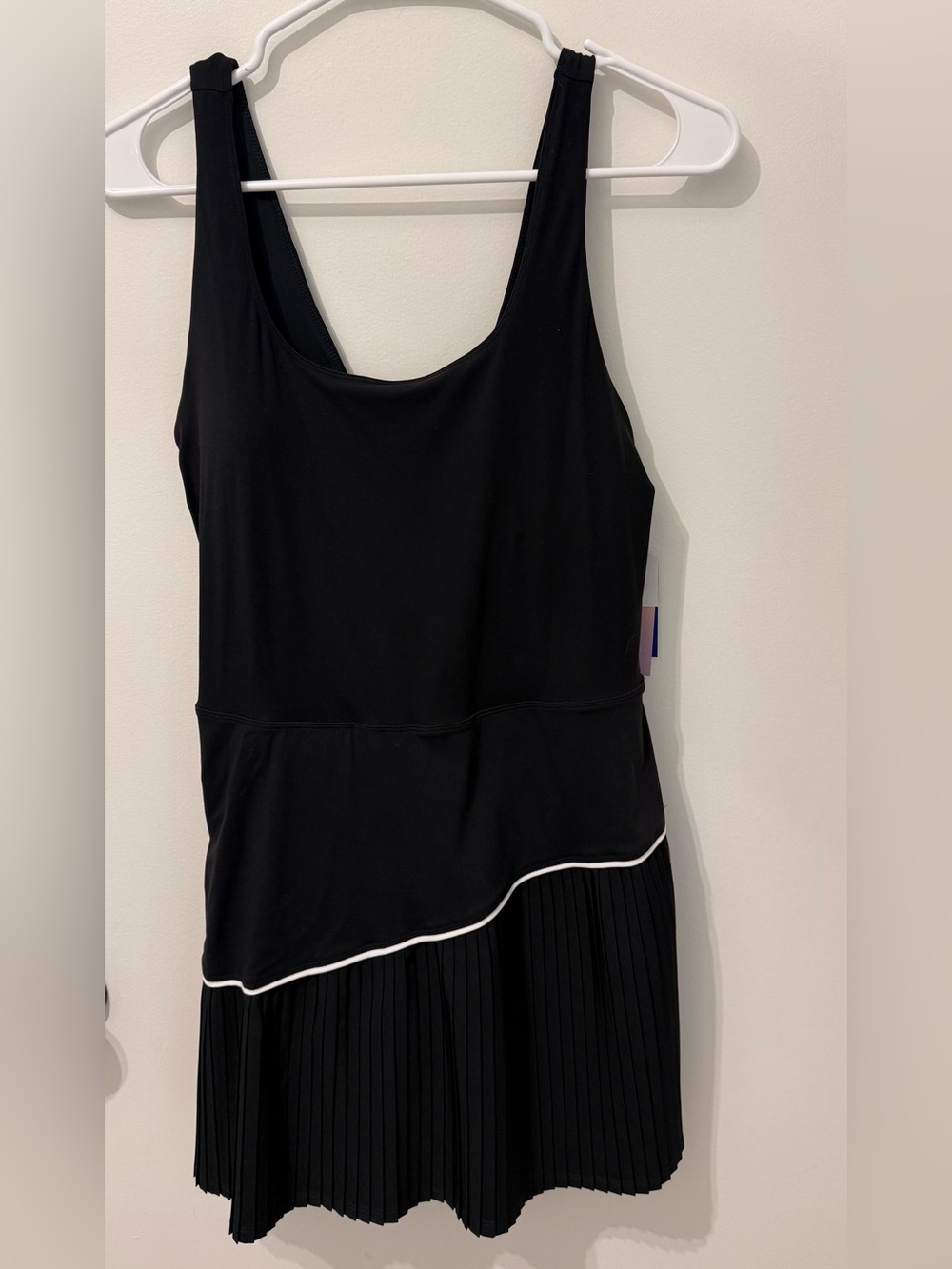 Joylab Black Dress with White Piping